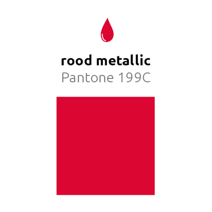 Rode Ballonnen Metallic 30cm 10st van Balloonia koop je bij Partywinkel