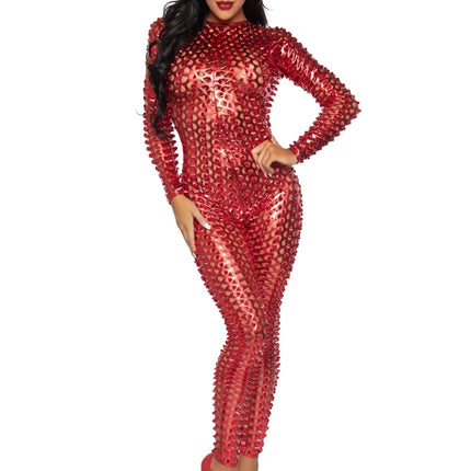 Rode Catsuit Dames Leg Avenue van Leg Avenue koop je bij Partywinkel
