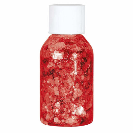 Rode Glitter Gel van Fiestas Guirca koop je bij Partywinkel
