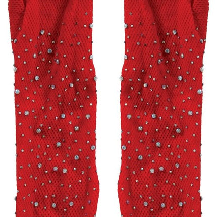 Rode Handschoenen Glitters 30cm van Fiestas Guirca koop je bij Partywinkel