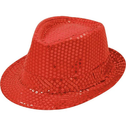 Rode Hoed Glitters van VDV Benefit koop je bij Partywinkel