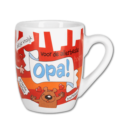 Rode Mok Opa van Paper Dreams koop je bij Partywinkel