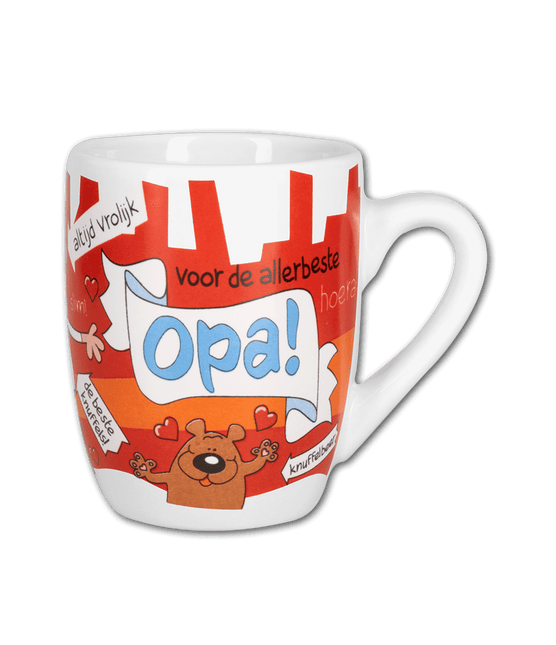 Rode Mok Opa van Paper Dreams koop je bij Partywinkel