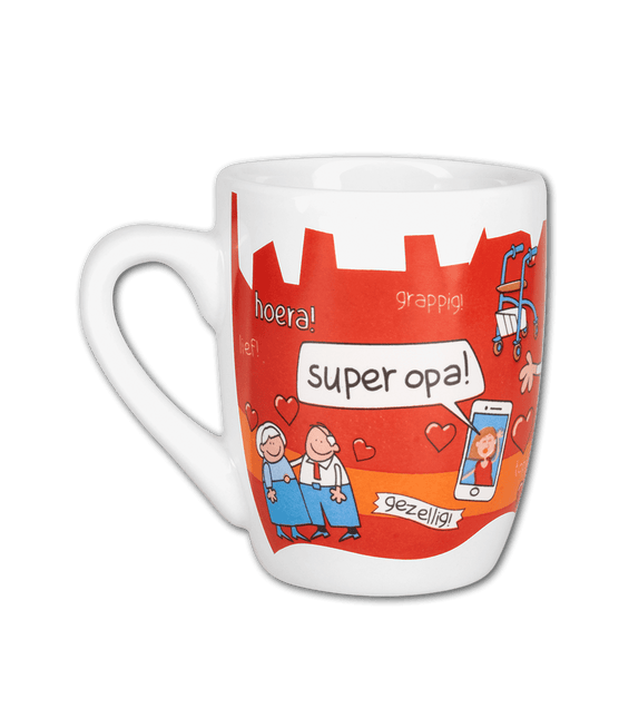 Rode Mok Opa van Paper Dreams koop je bij Partywinkel