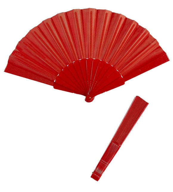 Rode Waaier Stof van Widmann koop je bij Partywinkel