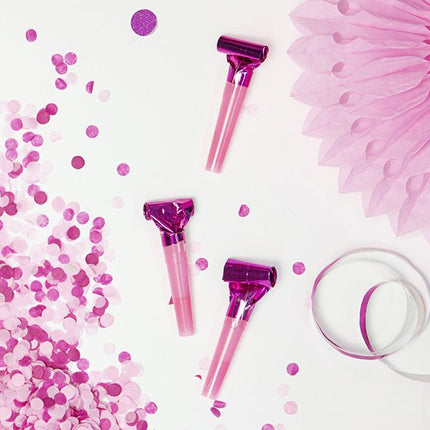 Roltongen Metallic Mix 6st van Partydeco koop je bij Partywinkel