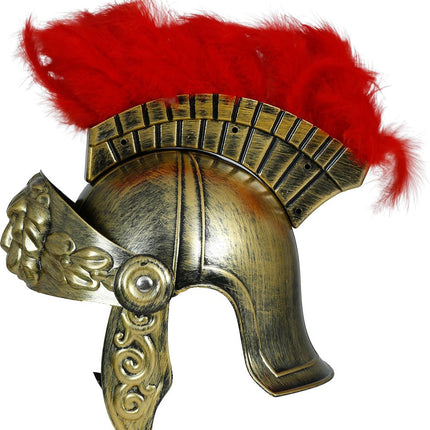 Romein Helm Rood Goud Heren van Fiestas Guirca koop je bij Partywinkel