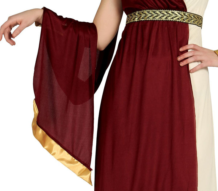 Romeinse Jurk Rood Dames van Fiestas Guirca koop je bij Partywinkel