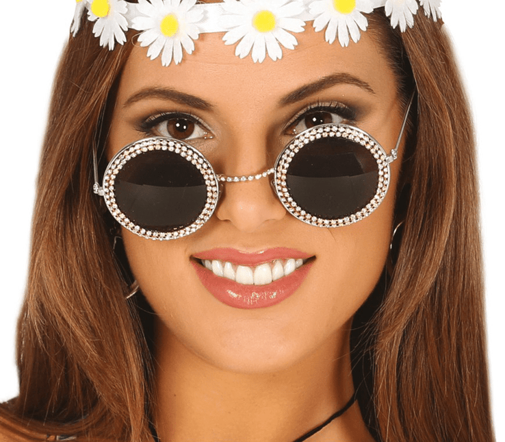 Ronde Bril Glitter van Fiestas Guirca koop je bij Partywinkel