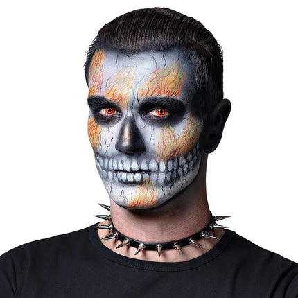 Rood Gele Kleurlenzen Hell van Boland koop je bij Partywinkel