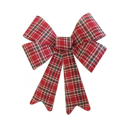 Rood Groene Strik Schotse Ruit Klein 38cm van CHAKS koop je bij Partywinkel