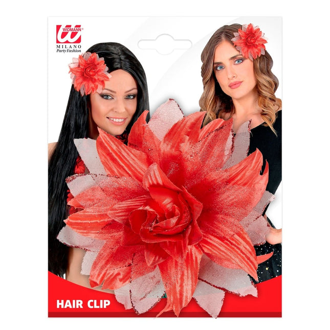 Rood Haarbloem van Widmann koop je bij Partywinkel