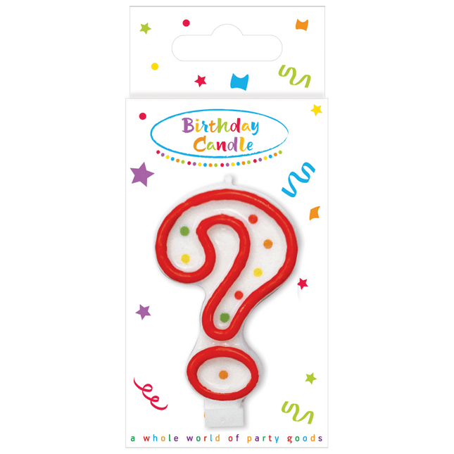 Rood Kaars Vraagtenking van Procos koop je bij Partywinkel