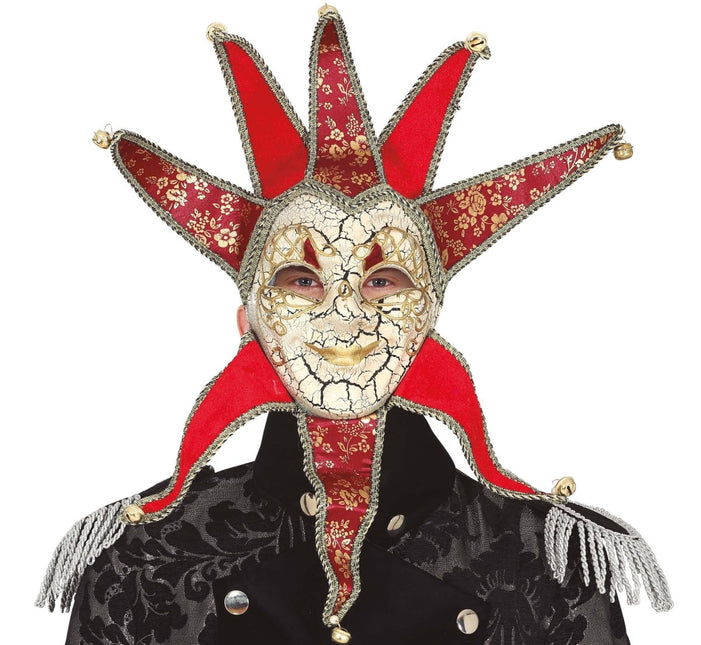 Rood Masker Venitiaans Heren van Fiestas Guirca koop je bij Partywinkel