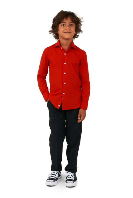 Rood Overhemd Jongen OppoSuits van OppoSuits koop je bij Partywinkel