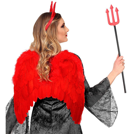 Rood Vleugels 49cm van Widmann koop je bij Partywinkel