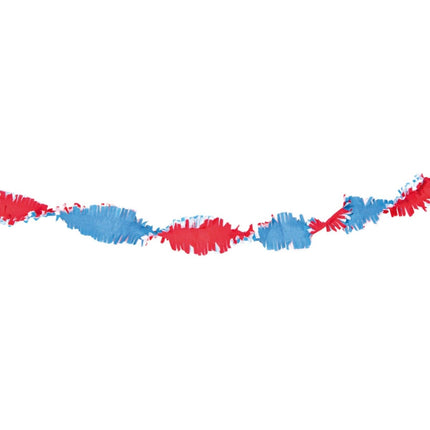 Rood Wit Blauw Slingers Crepe 24m van WeFiesta koop je bij Partywinkel