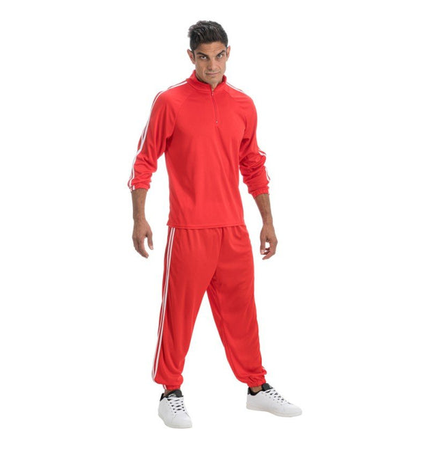 Rood - Witte Rapper Outfit – 2 - Delig van CHAKS koop je bij Partywinkel