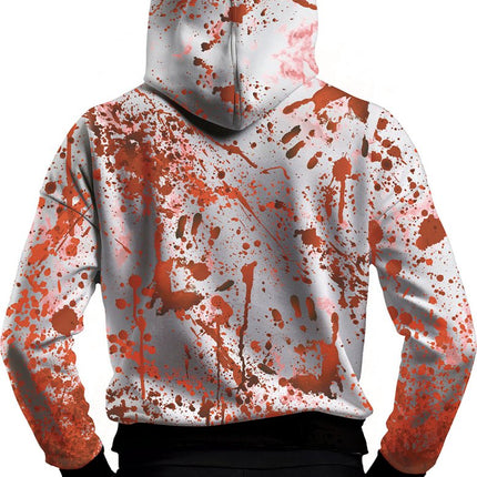 Rood Witte Trui Met Masker van Fiestas Guirca koop je bij Partywinkel