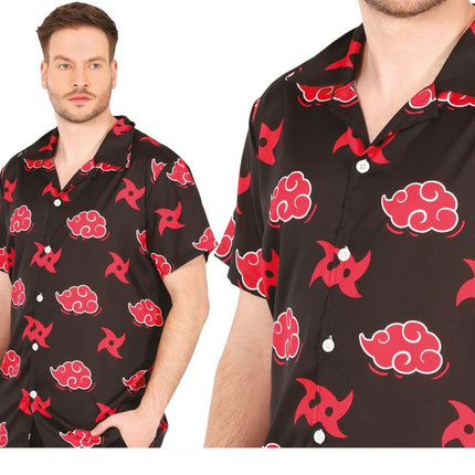 Rood Zwarte Blouse Heren Wolken van Fiestas Guirca koop je bij Partywinkel