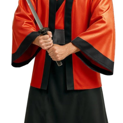 Rood Zwarte Kimono Heren 3 delig van Fiestas Guirca koop je bij Partywinkel