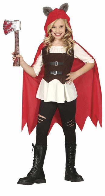 Roodkapje Halloween Kostuum Meisje van Fiestas Guirca koop je bij Partywinkel
