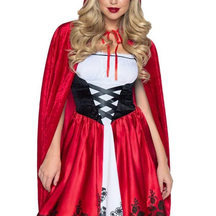 Roodkapje Jurk Rood Dames Leg Avenue van Leg Avenue koop je bij Partywinkel