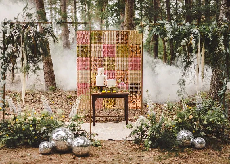 Rose Gouden Deurgordijn 30cm van Partydeco koop je bij Partywinkel