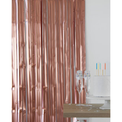 Rose Gouden Deurgordijn Mat 2m van Folat koop je bij Partywinkel