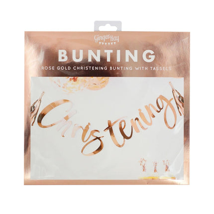 Rose Gouden Doopfeest Slinger Christening 1,5m van Ginger Ray koop je bij Partywinkel