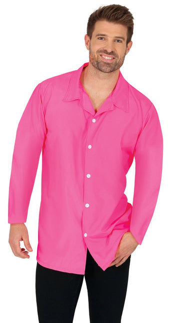 Roze Blouse Heren van Fiestas Guirca koop je bij Partywinkel