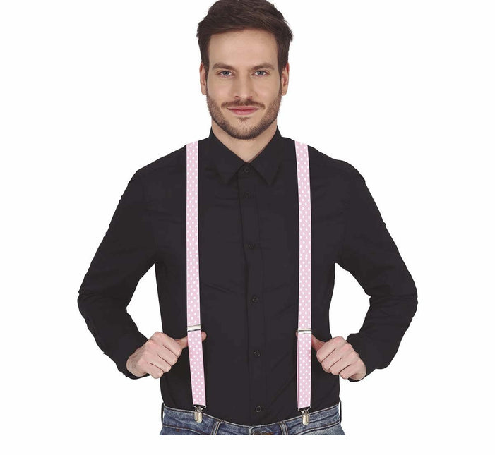 Roze Bretels Stippen van Fiestas Guirca koop je bij Partywinkel