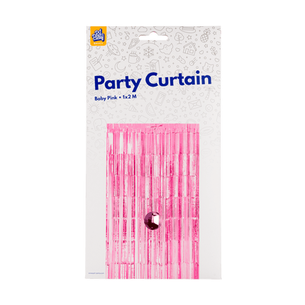 Roze Deurgordijn 2m van Paper Dreams koop je bij Partywinkel