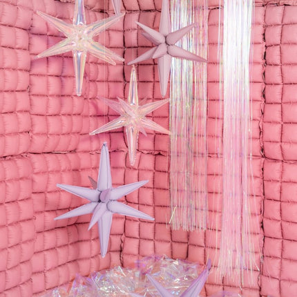 Roze Deurgordijn Ballonnen 1,43m van Partydeco koop je bij Partywinkel