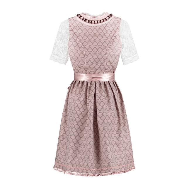 Roze Dirndl Jurk Oktoberfest Dames 2 Delig van Haus Huberts koop je bij Partywinkel