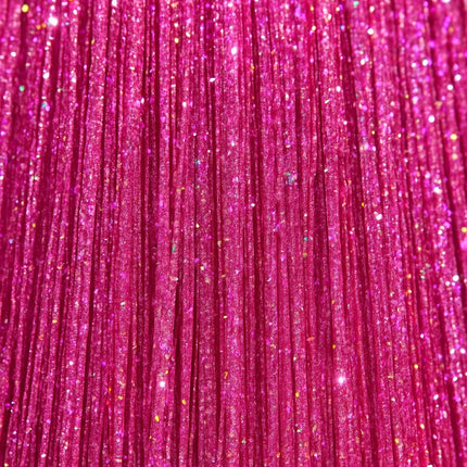 Roze Hair Extension Glitters 50cm 3st van Fiestas Guirca koop je bij Partywinkel