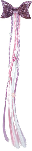 Roze Hair Extension Vlechten 30cm van Fiestas Guirca koop je bij Partywinkel