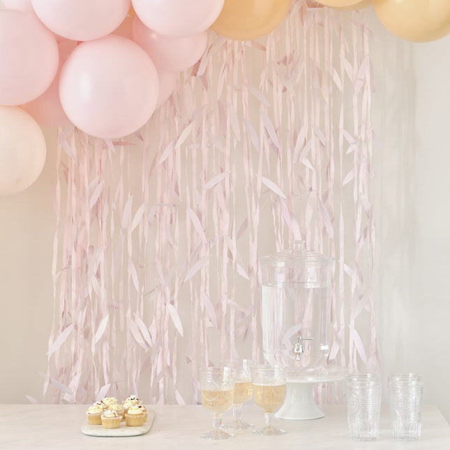 Roze Hangdecoratie Bladeren Papier 1m van Ginger Ray koop je bij Partywinkel