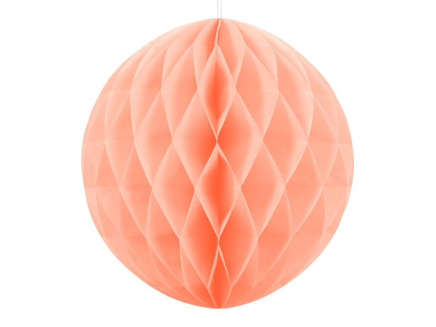 Roze Honeycomb 40cm van Partydeco koop je bij Partywinkel