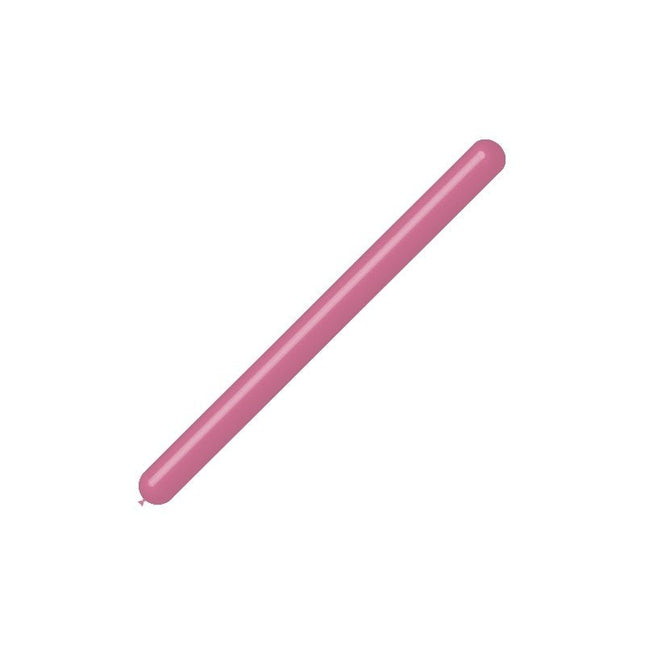 Roze Modelleerballonnen 7,5cm 150cm 100st van Balloonia koop je bij Partywinkel