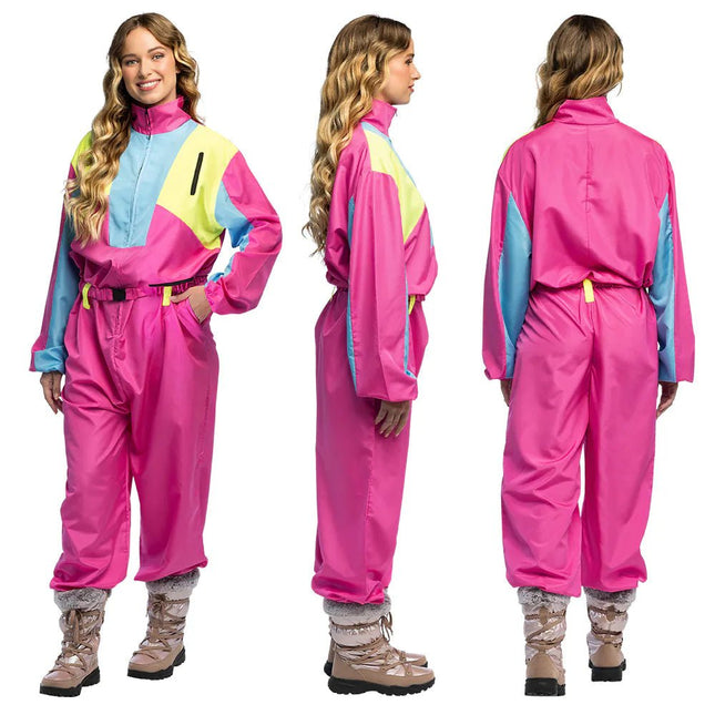 Roze Skipak Dames Uv Blacklight van Boland koop je bij Partywinkel