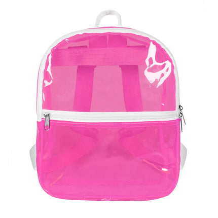 Rugzak Clarity neonroze (28 x 23 x 10 cm) van Boland koop je bij Partywinkel