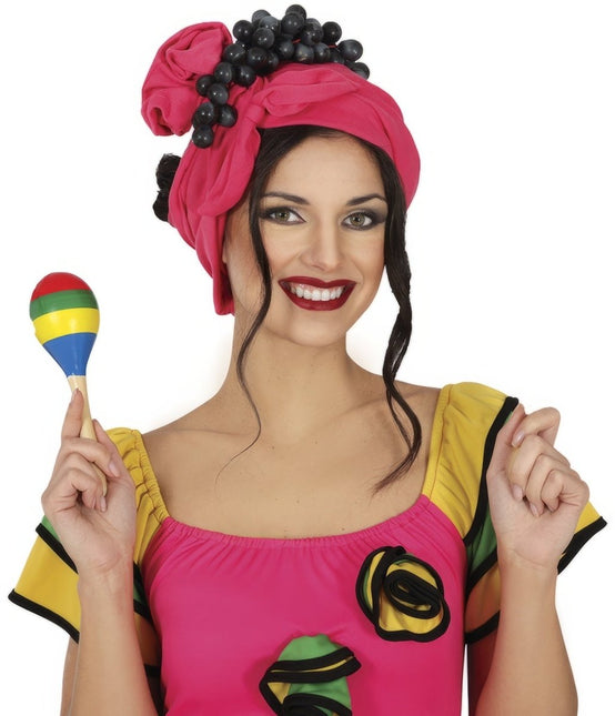 Sambabal Gekleurd Hout 20cm van Fiestas Guirca koop je bij Partywinkel