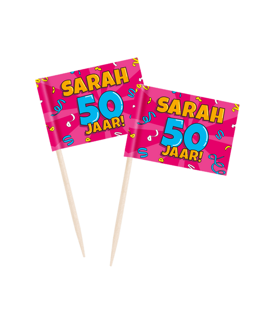 Sarah Cocktailprikkers 50st van Paper Dreams koop je bij Partywinkel