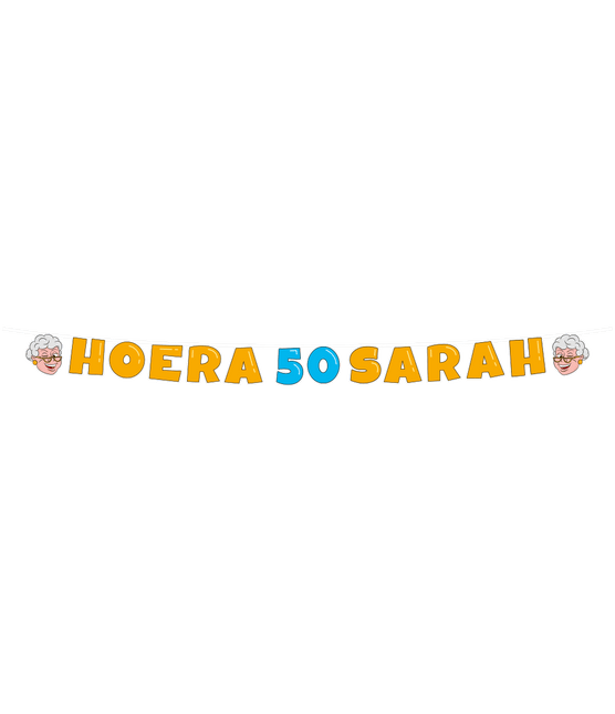 Sarah Letterslinger 2,5m van Paper Dreams koop je bij Partywinkel