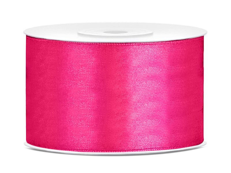 Satijn Lint Fuchsia 38mm 25m van Partydeco koop je bij Partywinkel