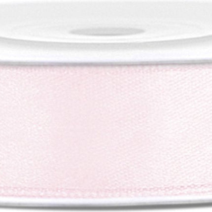 Satijn Lint Roze Pastel 12mm 25m van Partydeco koop je bij Partywinkel