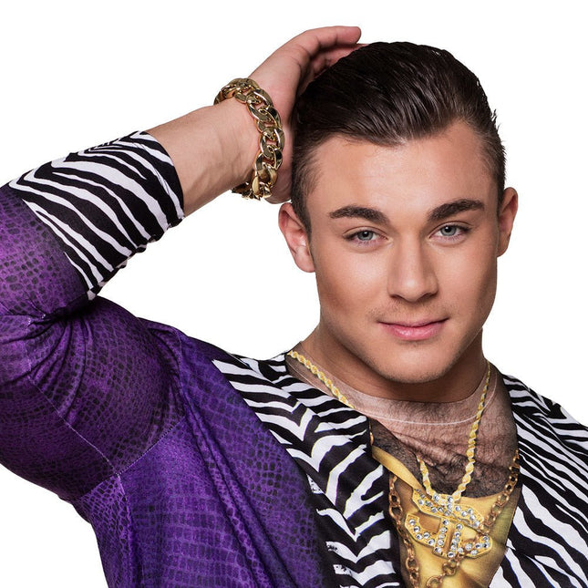 Schakelarmband Goud van Boland koop je bij Partywinkel