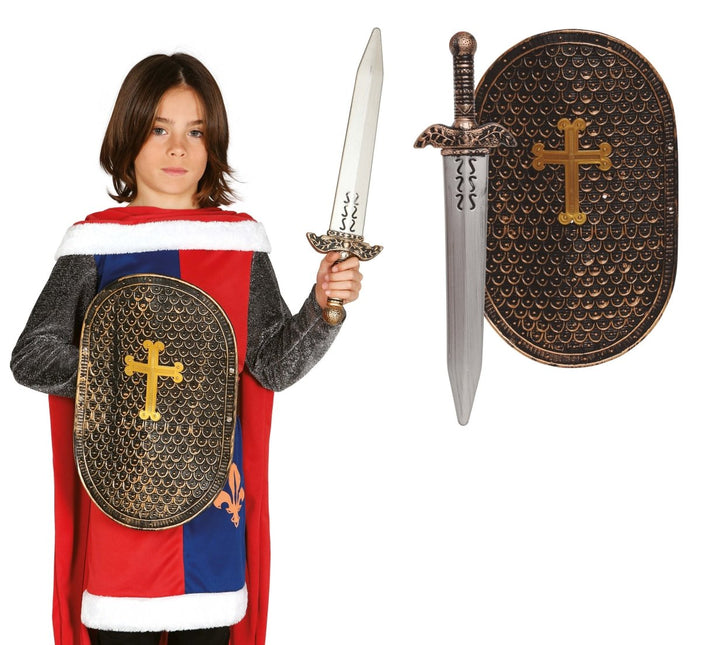 Schild En Zwaard Kind 48cm van Fiestas Guirca koop je bij Partywinkel