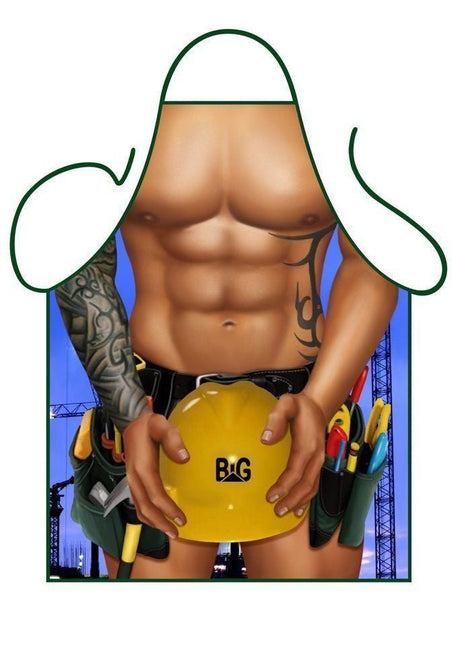 Schort Bouw van Partychimp koop je bij Partywinkel